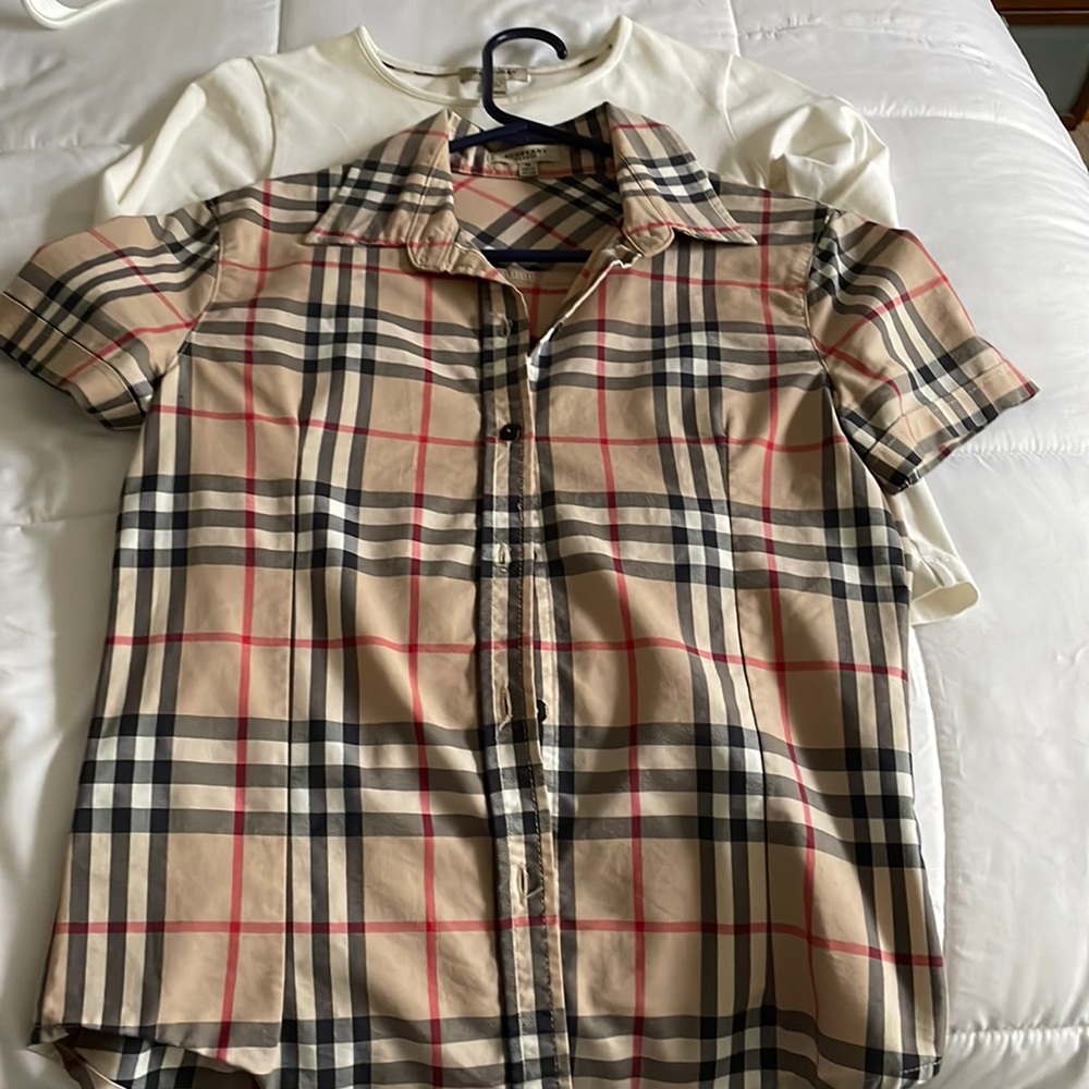 Burberry womens button up